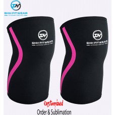 shh Knee Sleeves 5mm Black/Pink KS-016